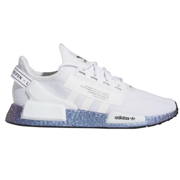 Adidas Blue & Purple Ombre NMD R1 V2 White Speckled Blue GX5163 Shoes
