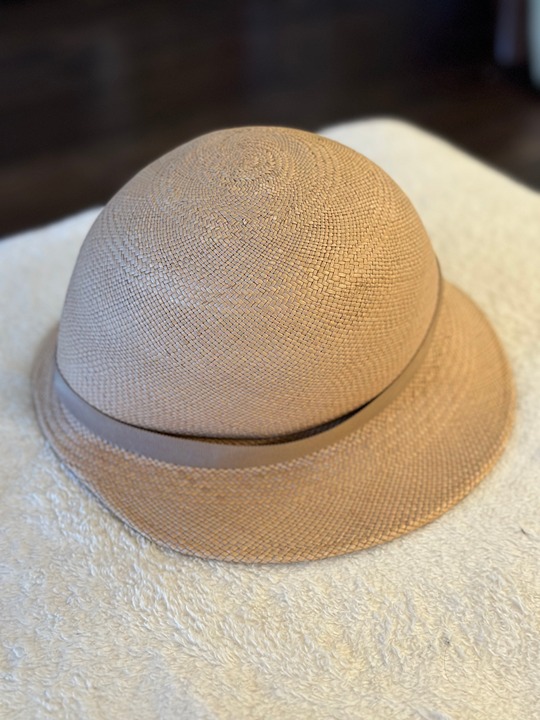 Satya Twena Caramel Fedora straw Hand-made Hat