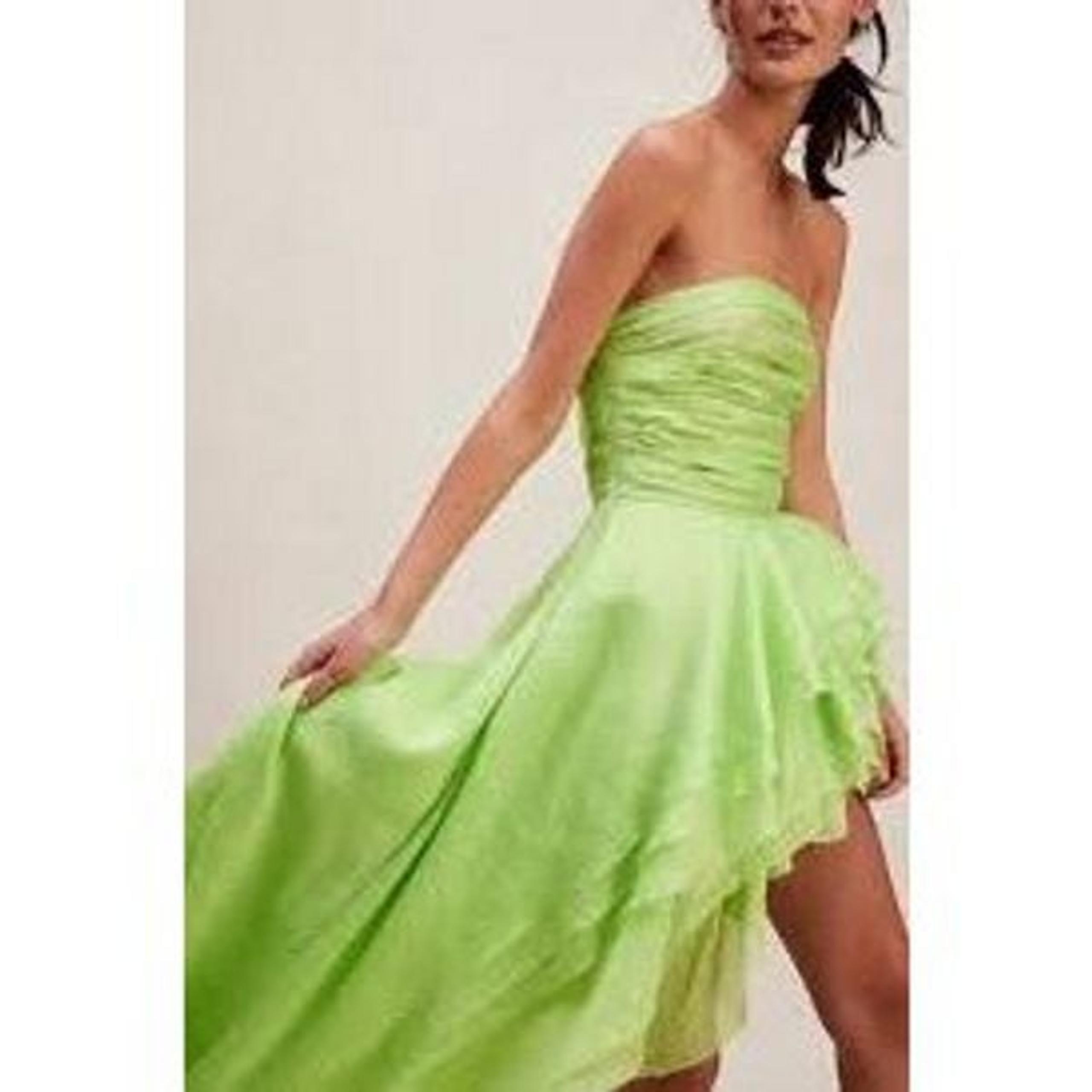 Bronx and Banco by Free People 
Tulum Strapless High-Low Gown