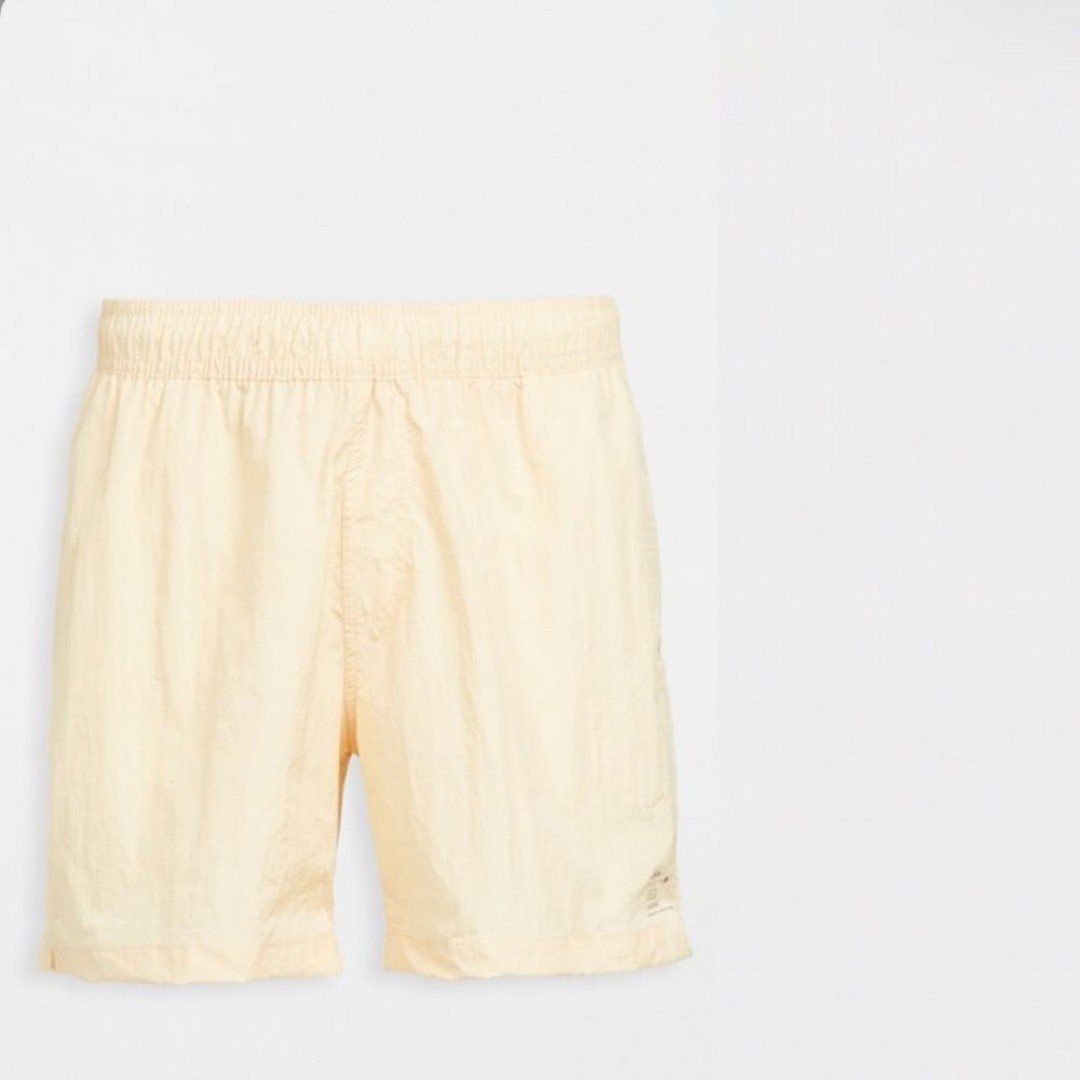 Onia Multi Functional Short Yellow Nylon Crinkle