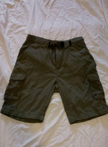 MEDIUM MENS OFFICIAL BOY SCOUTS OF AMERICA GREEN RELAXED SHORTS w/BELT IG 2144