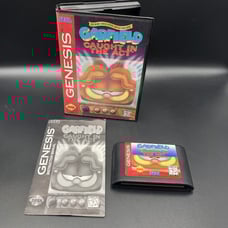 Garfield Caught In The Act CIB COMPLETE - Sega Genesis - Tested