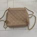 Quilted leather backpack shoulder bag