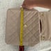 Quilted leather backpack shoulder bag