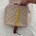 Quilted leather backpack shoulder bag
