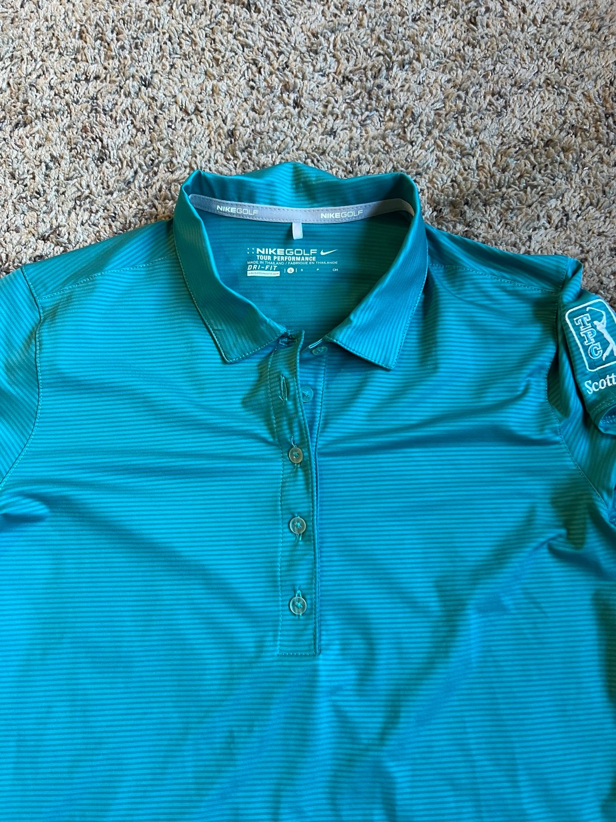 Nike Golf Womens Polo Shirt Small TPC Scottsdale Golf Club Arizona