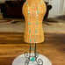 Ralph Lauren Faux Glass/Gold Tone & Beaded W/Turquoise Pendent Station Necklace