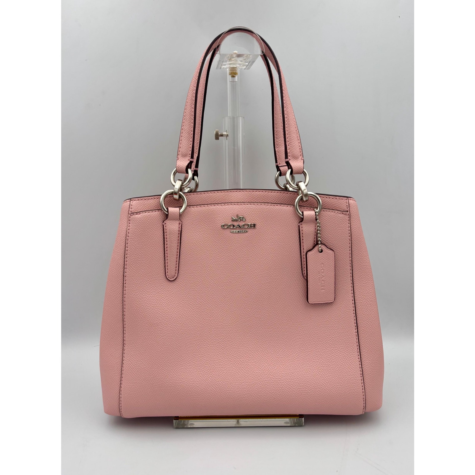Coach Minetta Crossbody Bag | Blush Pink Pebbled Leather Shoulder Purse