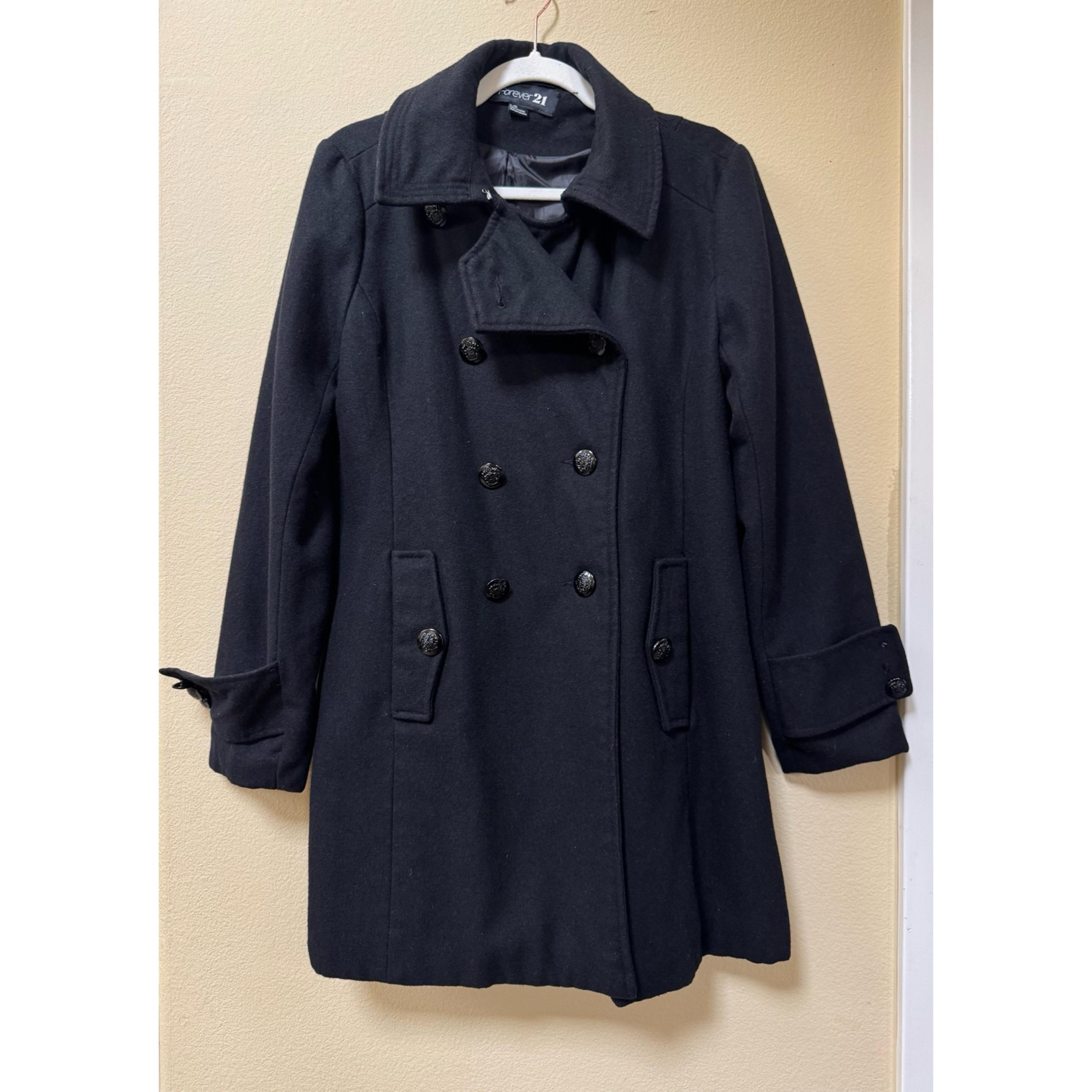 Forever 21 Double-Breasted Coat