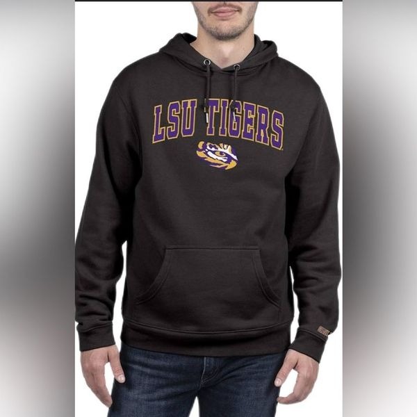 NWOT Fanatics Unisex Black LSU Tigers Graphic Hoodie - Size XL