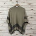 CAbi Reversible Wrap Poncho Sweater (Style 3163) - Blue/Oatmeal - M/L