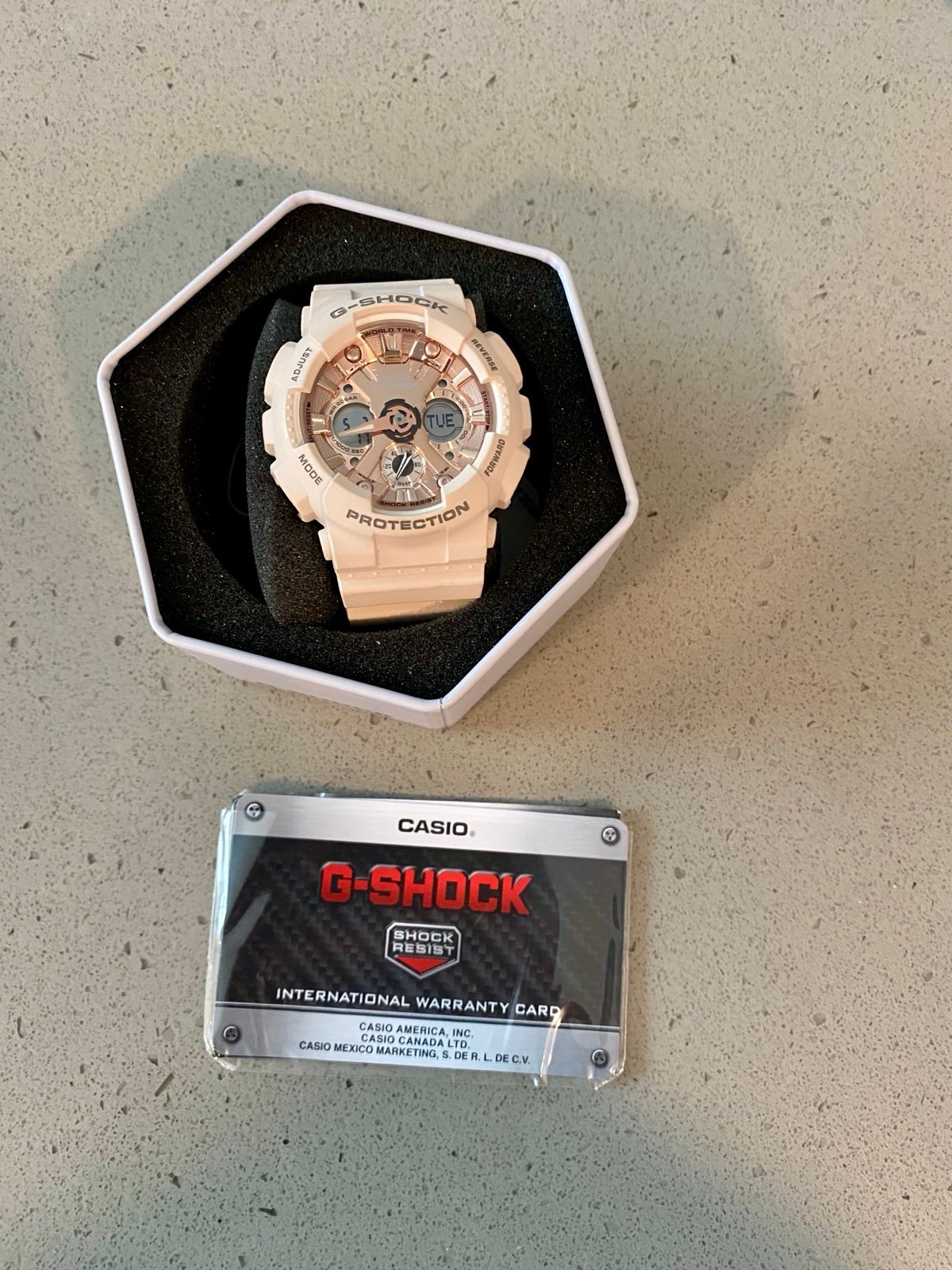 G-Shock GMAS120MF-4A Watch in Rose Gold