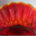 Home Decor LE Smith Ruby Red Amberina Glass Turkey 2 Piece Lid & Base Dish MINT