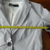 Zara blue striped single button blazer and matching striped trouser pants set