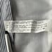Zara blue striped single button blazer and matching striped trouser pants set