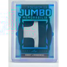 2024 Leaf In The Game Used Robert Lewandowski Jumbo Memorabilia Patch 2/3 SSP