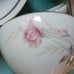 1945 American Rose cups (coffee trimmed gold Camlot