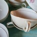 1945 American Rose cups (coffee trimmed gold Camlot