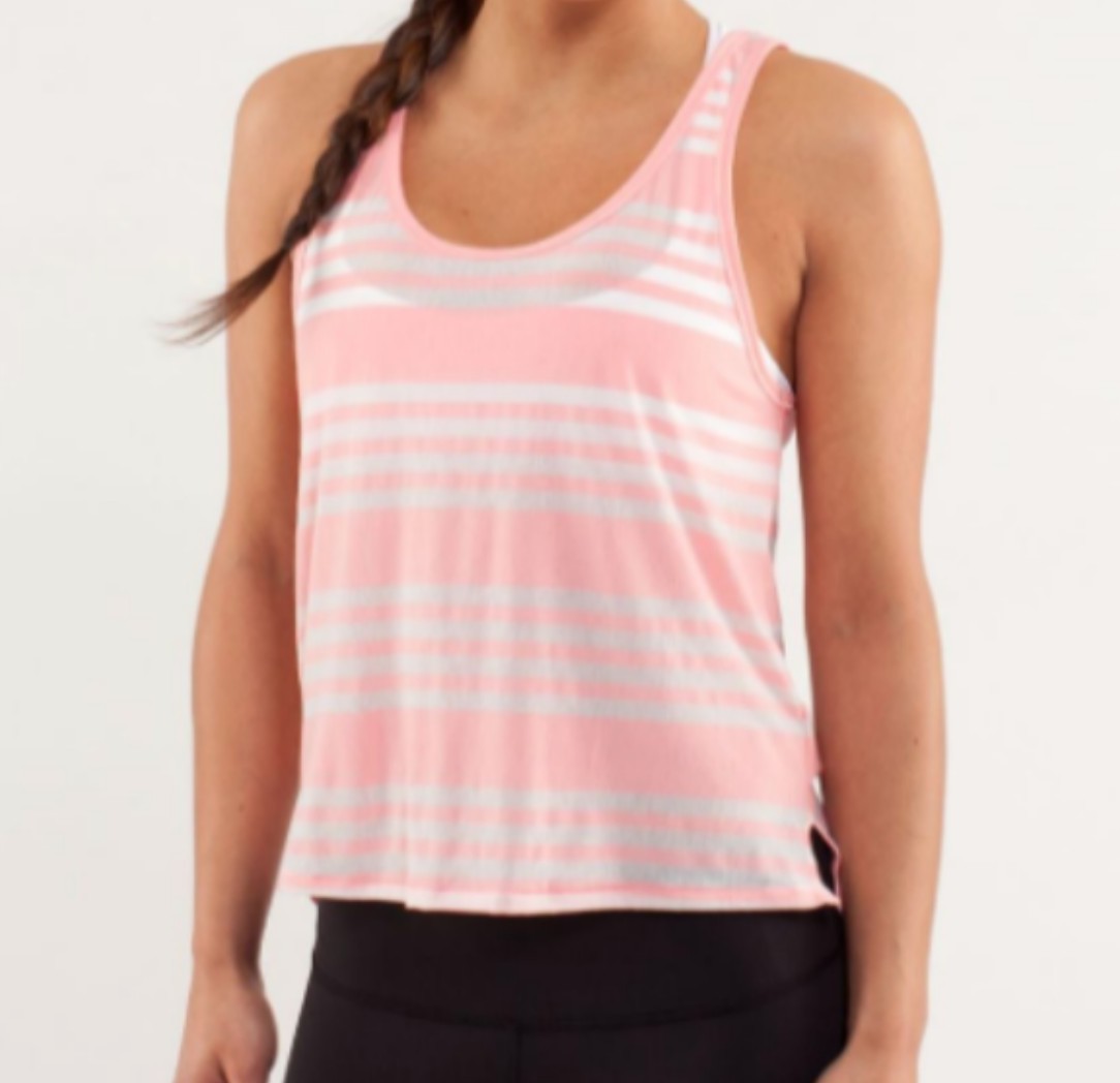 NWT Lululemon Burn It out Tank Size 8