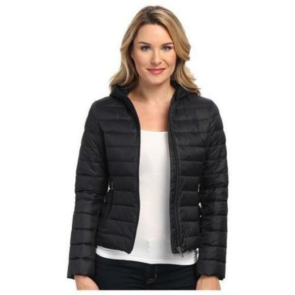 New Lacoste Women's Long Sleeve Padded Jacket Size 10
