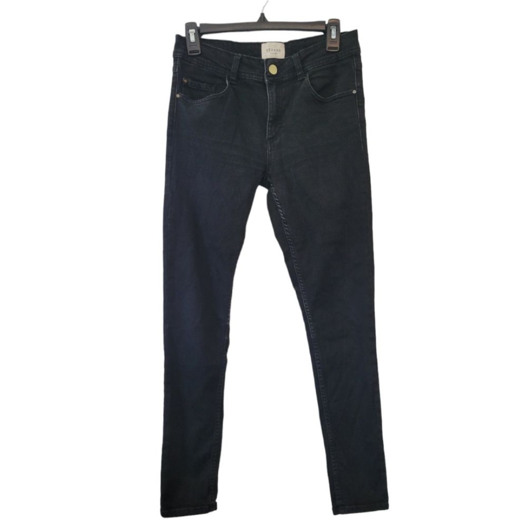 Sezane Black Skinny Jeans Size 30