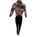 Vintage Tyrolia Skiwear Womens Ski Suit Jacket & Pants Red/Black/White Size 10