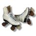 Riedell Roller Skates Vintage Chicago White Leather WOMENS SIZE 6.5 Model 220