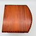 Wooden Jewelry Box with Drawers Hand Carved 8 x7.5 x7.5