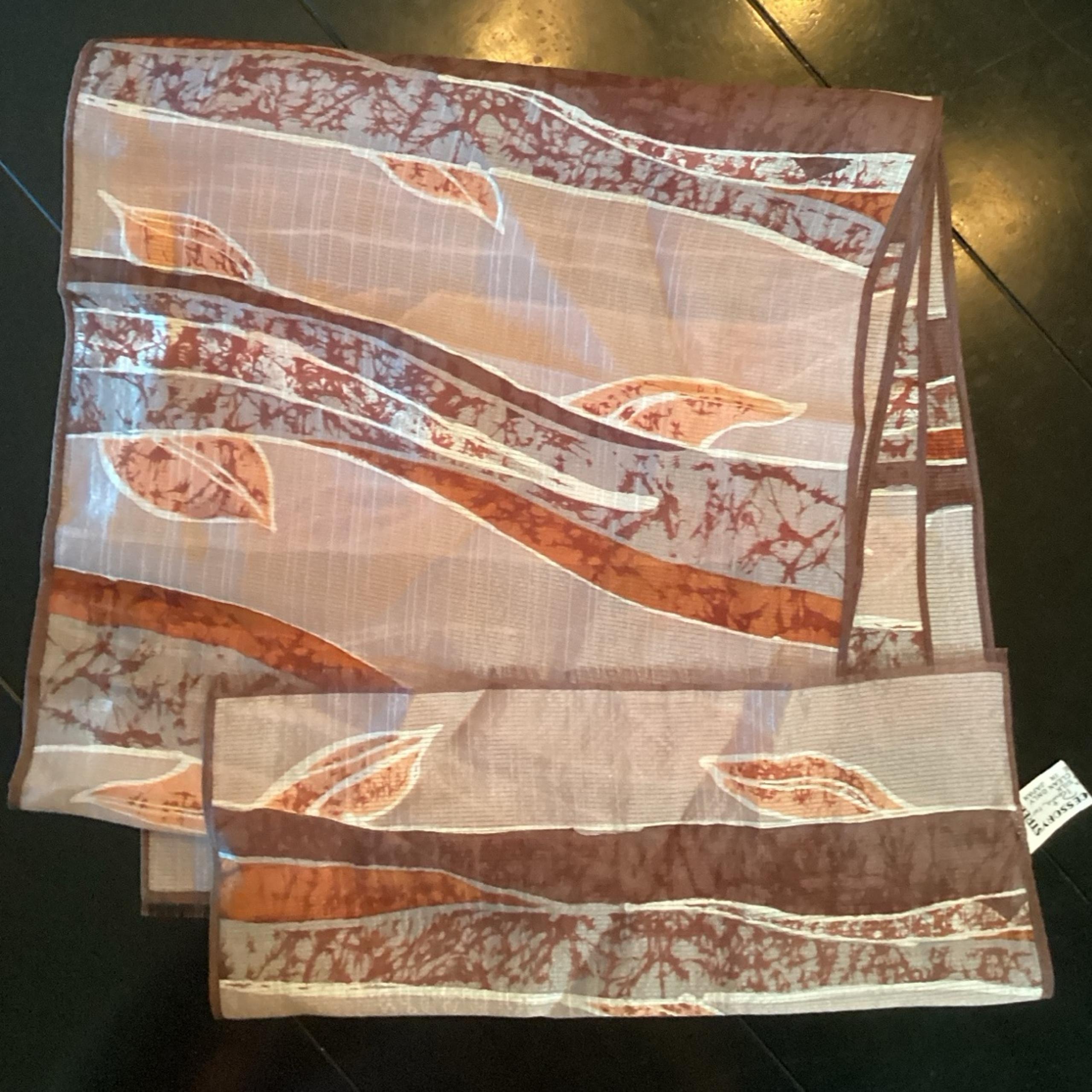 Oscar de la Renta silk scarf
