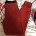 Vs pink high waist skinny jogger tee set