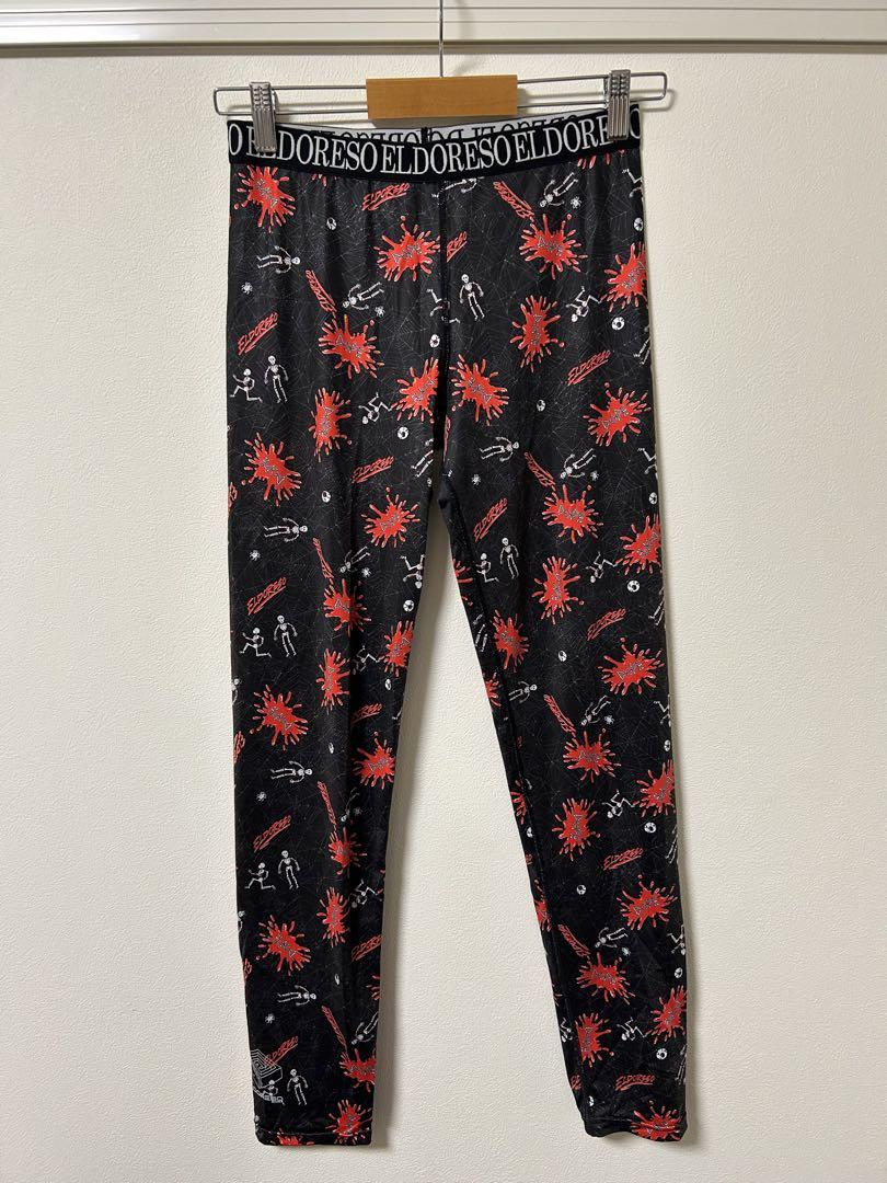 Eldresso Tights Leggings Black/Red