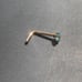 Solid 14kt Gold nose piercing CZ Princes