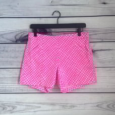 Lilly Pulitzer Arabeth Pink Plaid Print Shorts