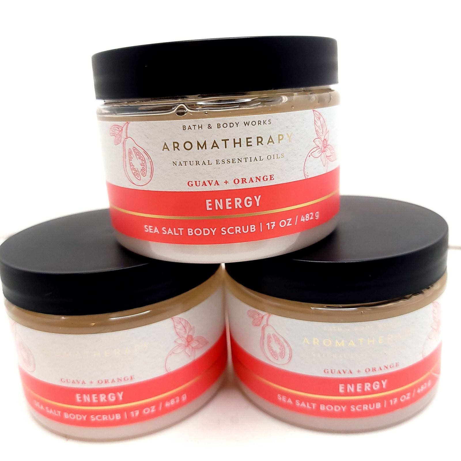 Bath and Body Works aromatherapy Energy Guava Orange Body Scrub