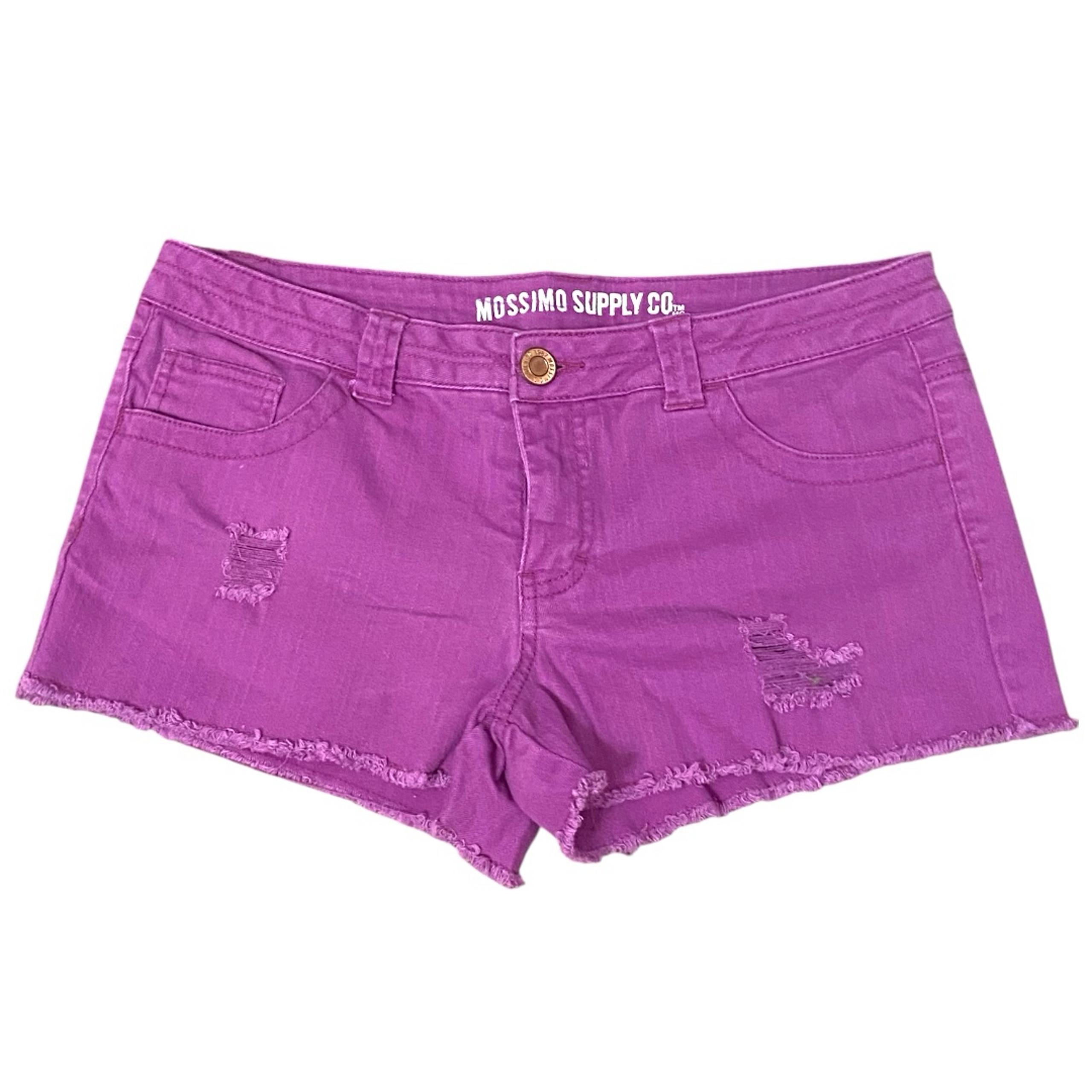 Mossimo Supply Co. Women's Denim Purple Shorts Size Juniors 11