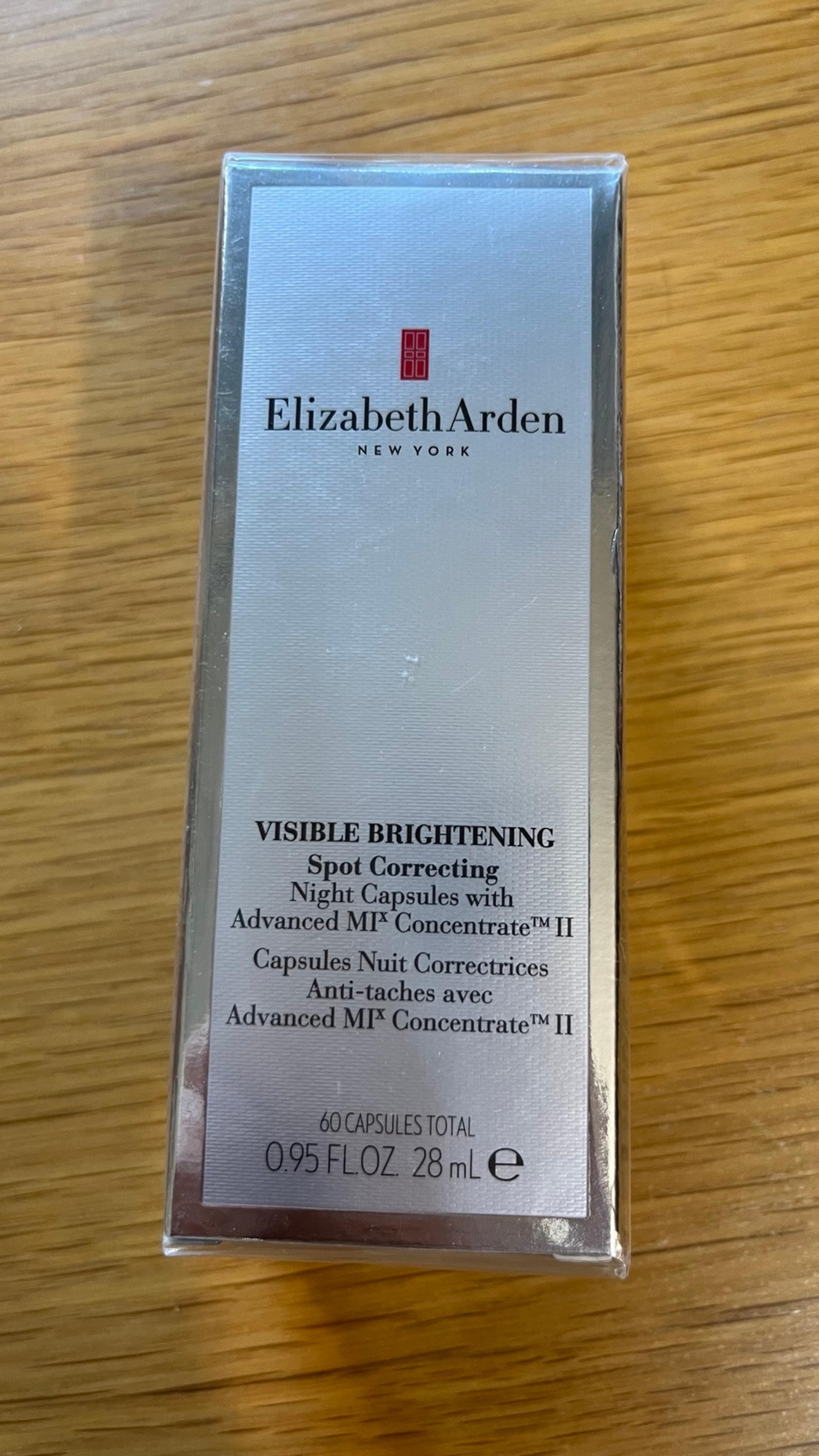 ELIZABETH ARDEN VISIBLE BRIGHTENING SPOT CORRECTING night capsules