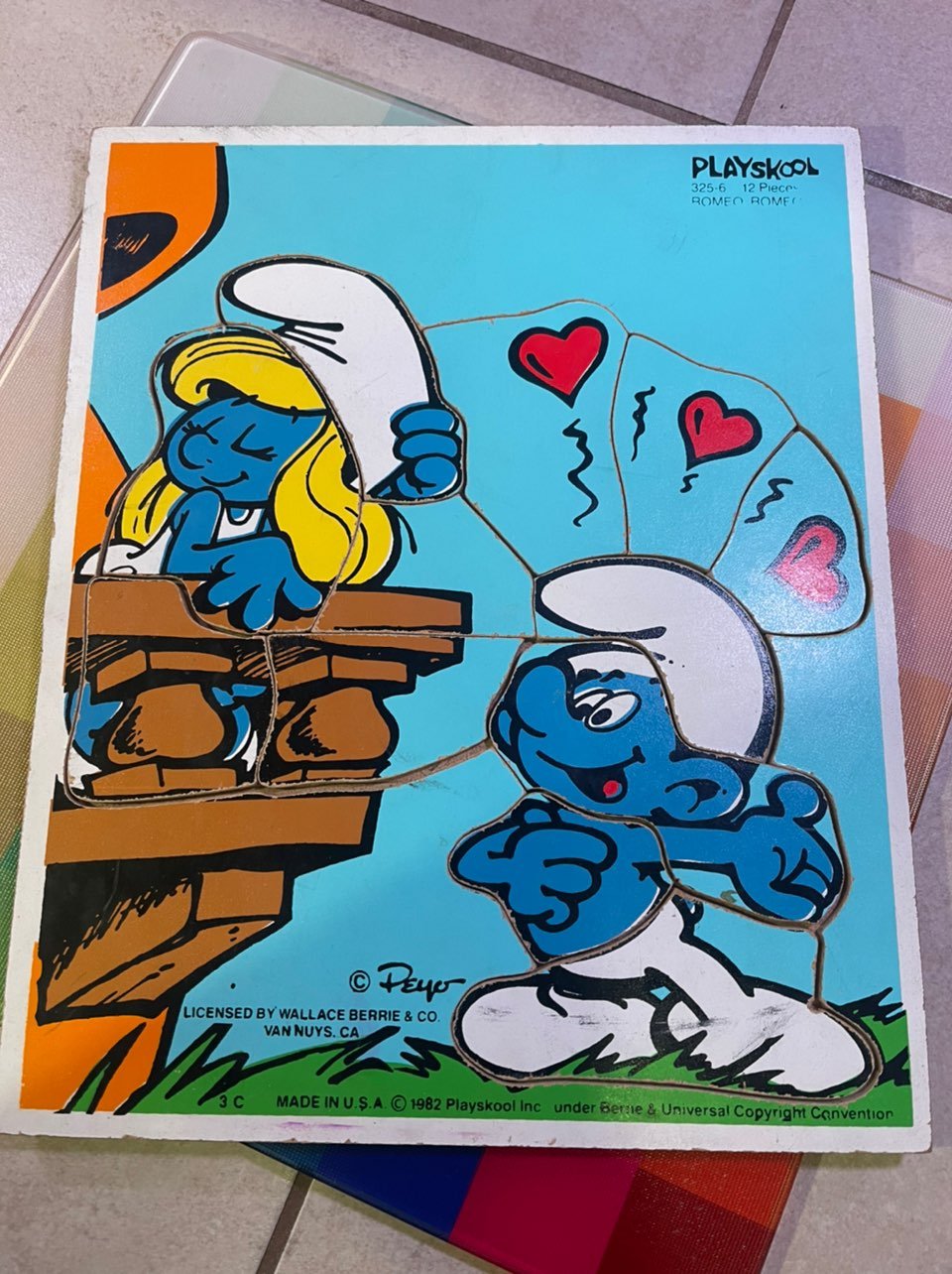Vintage wood puzzles