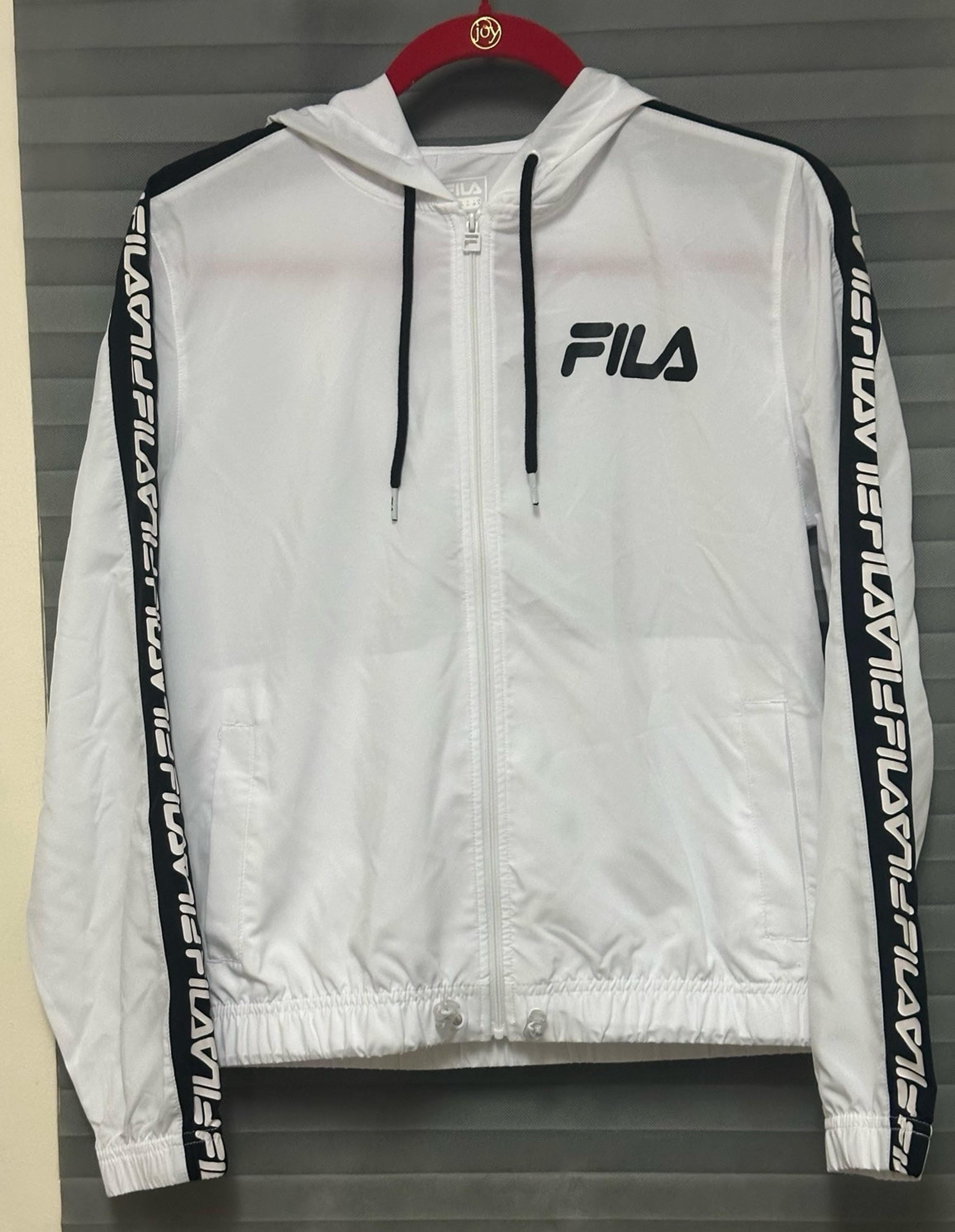 Fila Disco Wind Jacket Size XS White Color