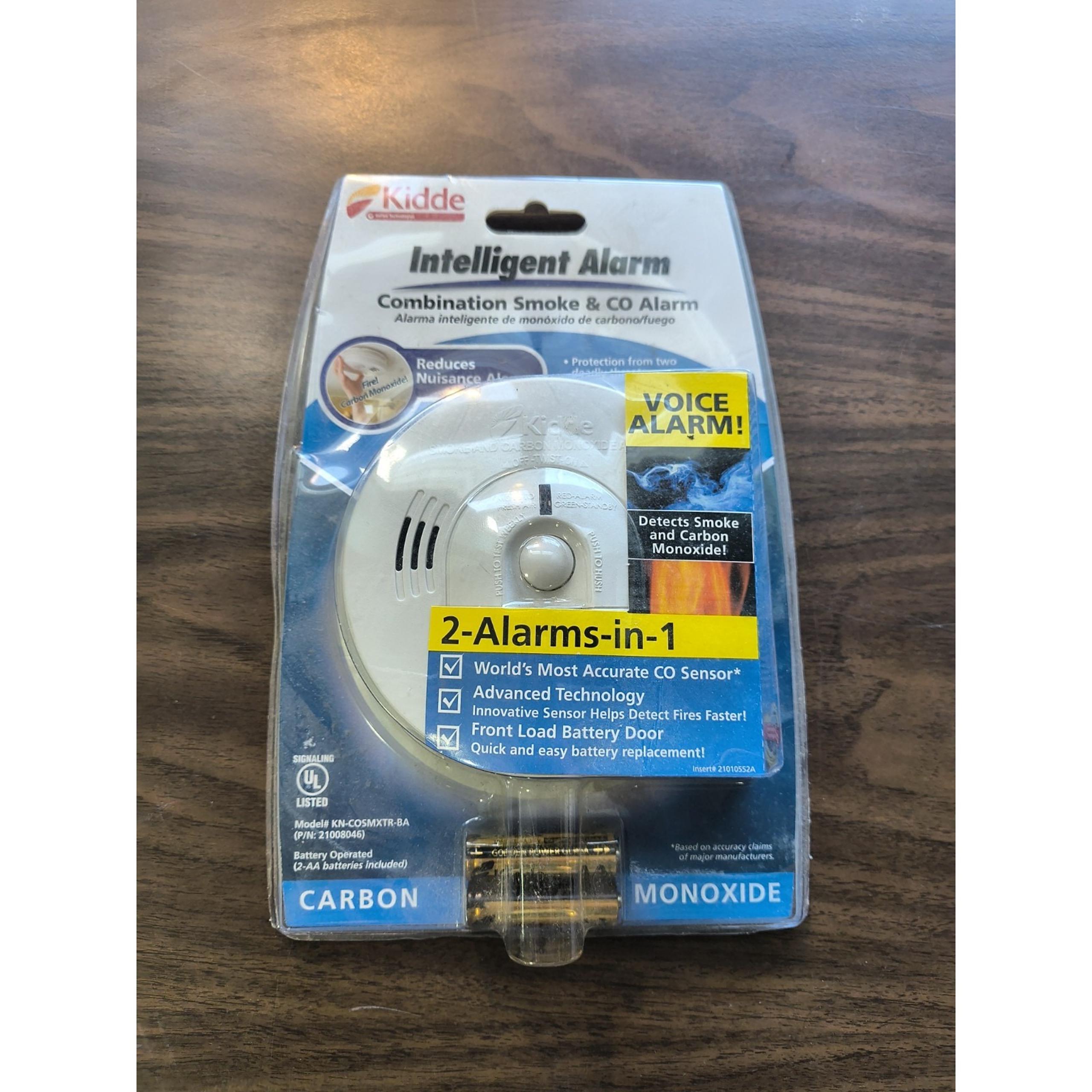 Kidde Intelligent Alarm Smoke, Fire & CO Alarm 2-in-1 Carbon Monoxide