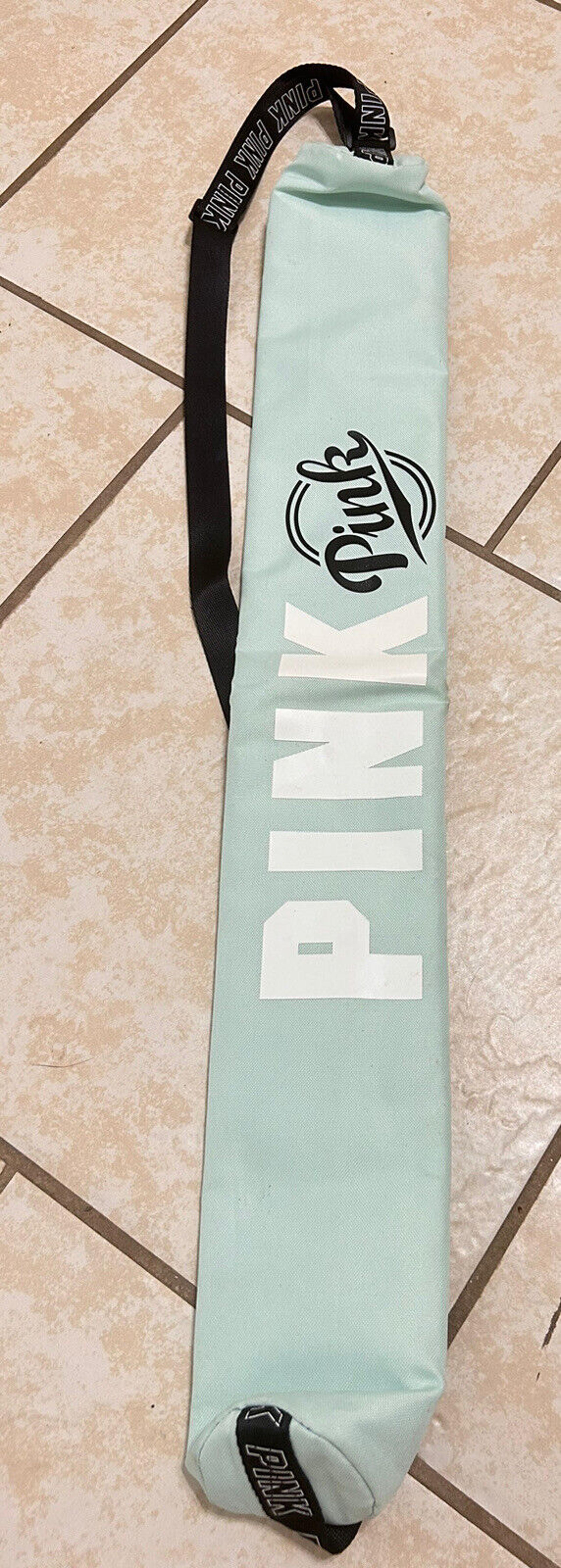VS Victoria’s Secret Pink Sling 6-Can Insulated Cooler Bag Mint Turquoise