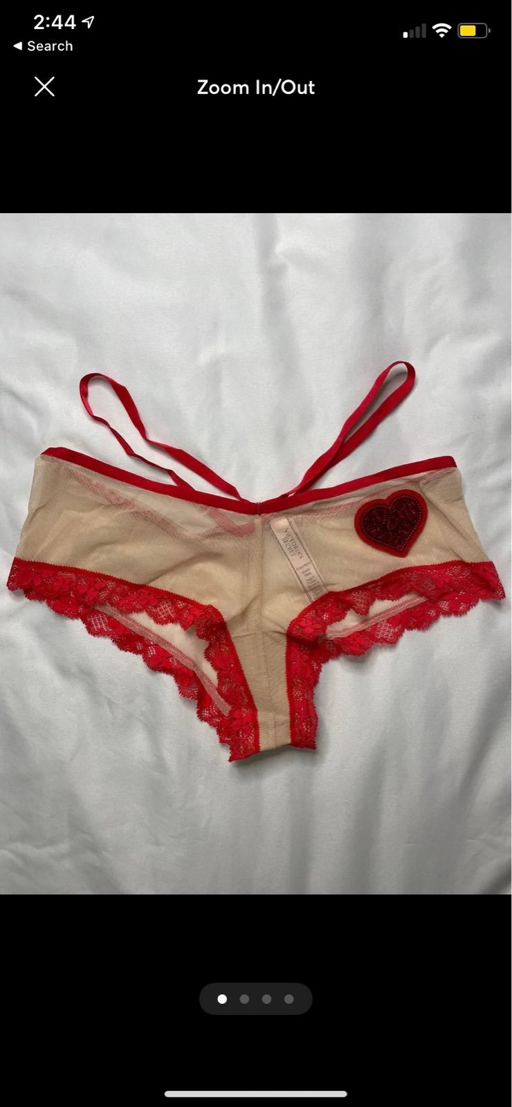 Details about NWT Victoria Secret Pink Red Floral Panty Size Small Details about NWT Victoria Secret Pink Red Floral Panty Size Small