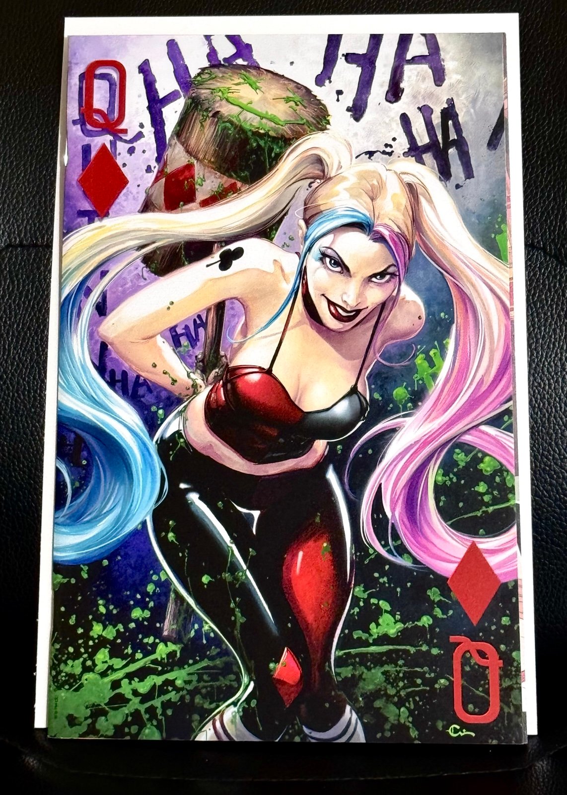 DC Harley Quinn #31-Clayton Crain Virgin Variant Cover-NM