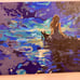 Painting of a woman on a boat