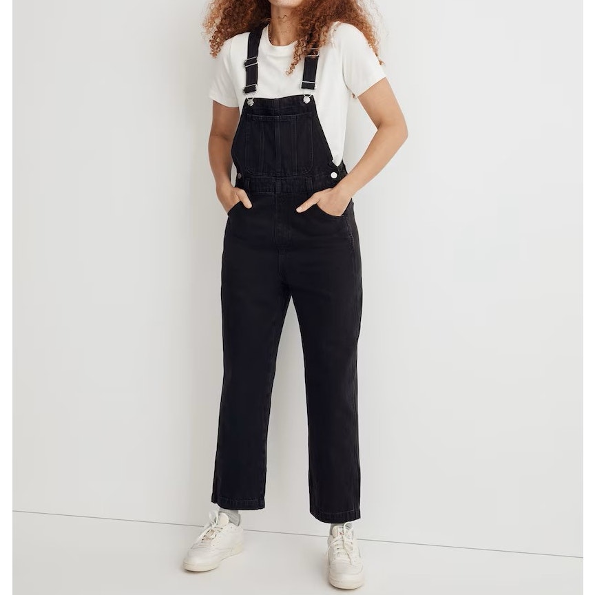 Madewell Straight-Leg Overalls Lunar Wash Women's SZ XS NWT