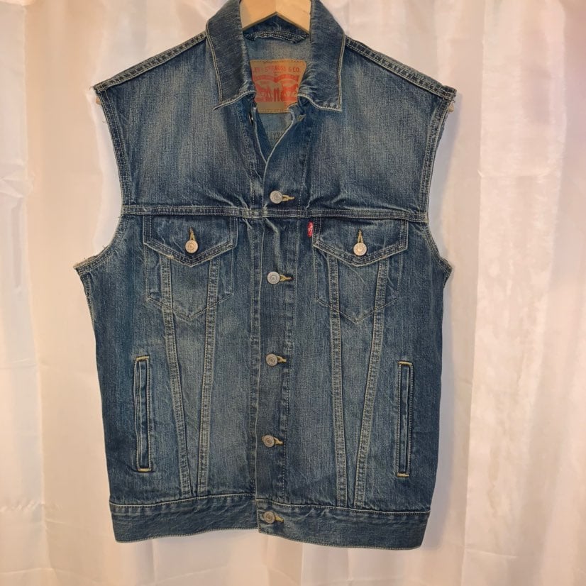 Denim Vest LEVIS bluejeans denim jacket