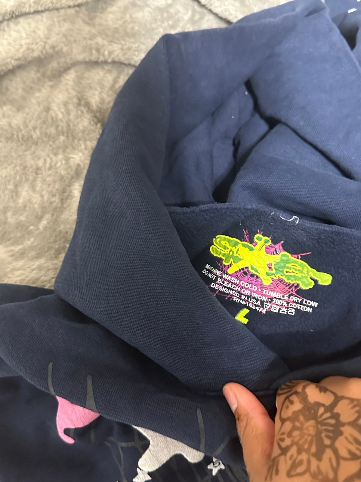 sp5der hoodie