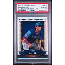 Graded 2024 Topps Bowmans Best Aidan Miller #FG3 All Star Futures Game Rookie