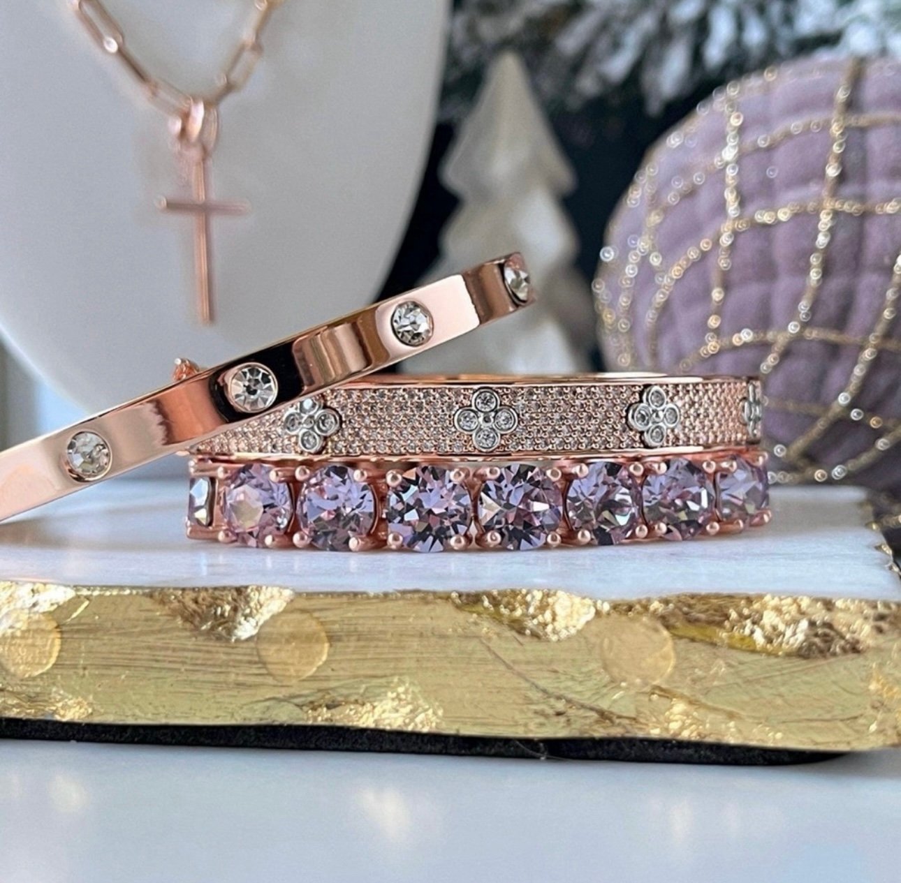 Park Lane Authentic Lavender Impression Bracelet! BNIB!!