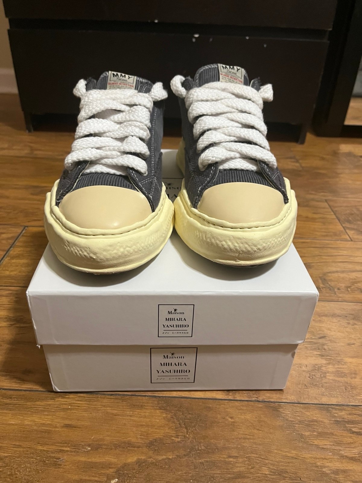 Maison mihara yasuhiro shoes grey