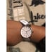 Nine West Women's Strap Watch Grey/Rose Gold